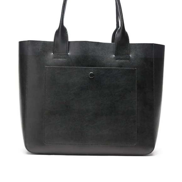 Banana Republic Handbags - Banana Republic Charcoal Black Tote